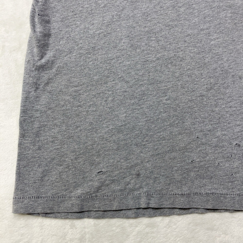 Y2K Abercrombie & Fitch Muscle T-Shirt Mens 2XL Single Stitch Raised Velvet Logo - Picture 3 of 7